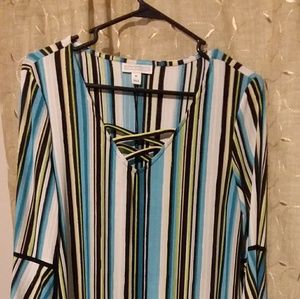🎉🎈 5/$20 Dana Buchman size medium tunic blouse